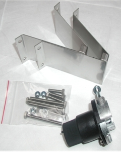 Mounting set f/flap in tube